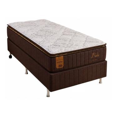 Imagem de Cama Box Solteiro (Box + Colchão) 78x188x63 Bali Prorelax Molas Ensacadas Pillow Top Turn Free