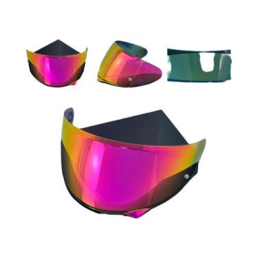 Imagem de Visor De Capacete De Motocicleta Durável, À Prova De Vento E Com Prote