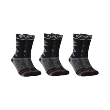 Imagem de Meias Esportivas Respiráveis, 3 Pares Para Corrida, Ciclismo De Montan