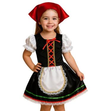 Imagem de Fantasia Infantil Tema Típico Portuguesa - - Preto - G - Mundo Encanta