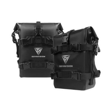 Imagem de Bolsa Grande Impermeável Para Armazenamento Lateral De Motocicletas Ya