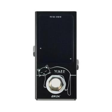 Imagem de Mini Afinador Cromático Com Pedal, Display LED, True Bypass Ajustável 