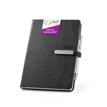 Imagem de Agenda 2027 Dakota Média A5 Fecho Magnético TopGet, Preto