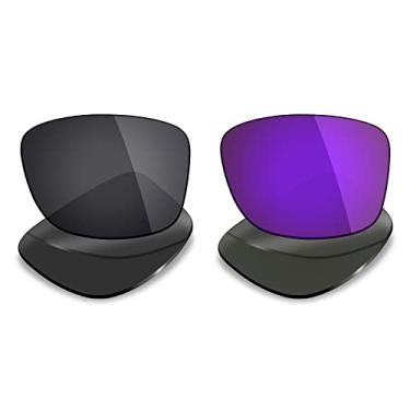 Imagem de Mryok 2 pares de lentes polarizadas de substituição para óculos de sol Oakley Jupiter Squared – Opções