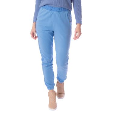 Imagem de Calça Feminina Biamar de Moletinho Azul - P
