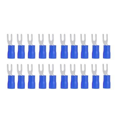 Imagem de Terminais de pá de garfo isolados, conector de fio tipo u prevenção de vazamento boa condutividade 300 peças para eletrodomésticos