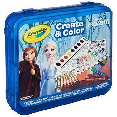 Imagem de Crayola Frozen 2 Art Set, Arts & Crafts, Gift for Kids, Ages 5, 6, 7, 8