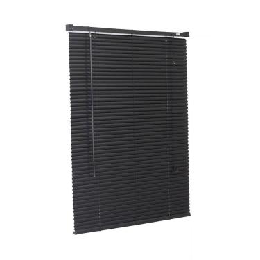 Imagem de Persiana Horizontal Pvc Preta 60 (L) X 80 (A) Cm