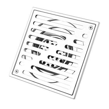 Imagem de Dreno de piso de a?o inoxid¨¢vel,ralo de chuveiro anti-odor quadrado com design de filt...