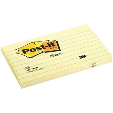 Imagem de Post-it - Bloco de notas adesivo com pauta de papel - 1 Bloco
