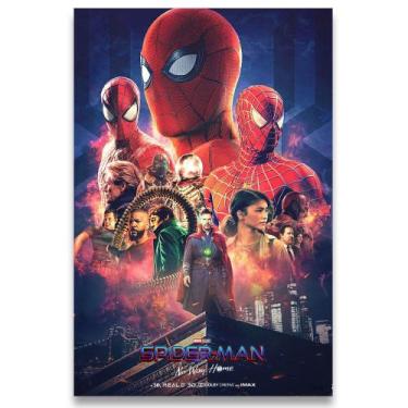 Imagem de Poster Decorativo 42cm X 30cm A3 Brilhante Homem Aranha Spider B5 - Bd