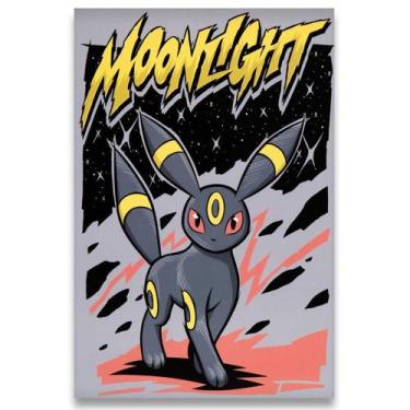 Imagem de Poster Decorativo 42cm X 30cm A3 Brilhante Pokémon Umbreon B5 - Bd Net