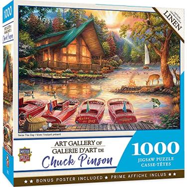 Imagem de MasterPieces Chuck Pinson Art Gallery 1000 Puzzles Collection - Seize The Day 1000 Piece Jigsaw Puzzle