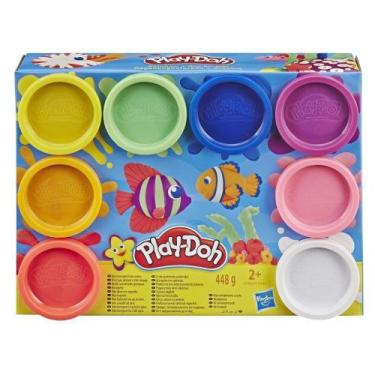 Imagem de Massa De Modelar Play-Doh - Kit Com 8 Mini Potes - Arco-Íris - Hasbro