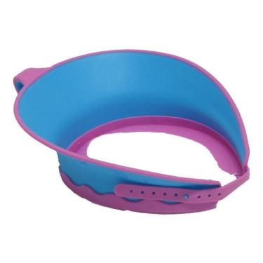 Imagem de Protetor Viseira Chapeu Lava Cabeça Banho Bebês Criança Olho