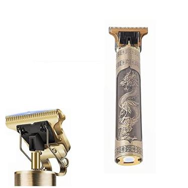 Imagem de Máquina Cortar Cabelo Barba Dragão USB recarregável