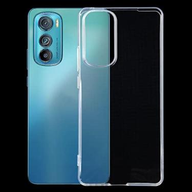 Imagem de YUNCHAO Caixa de telefone Para Motorola Edge 30 Caixa de telefone TPU transparente ultrna capa para celular