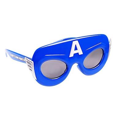 Imagem de Sun-Staches Costume Sunglasses Marvel Lil' Characters Captain America Party Favors UV400