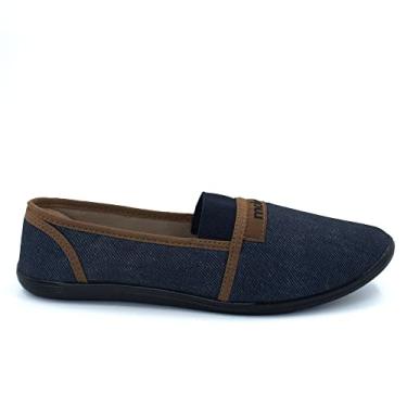 Imagem de SAPATILHA DE BRIM 520.59 - MOLECA - MARINHO/CAMEL