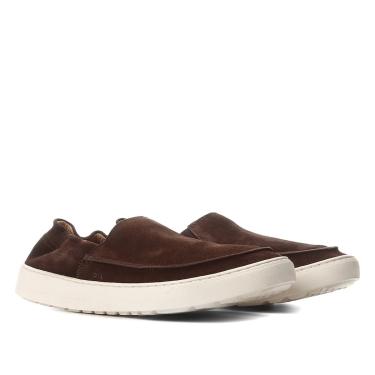 slip on couro reserva básico masculino