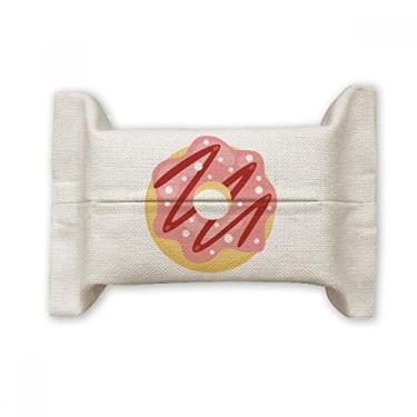 Imagem de Bolsa de linho de algodão para lenços faciais com sobremesa para doces