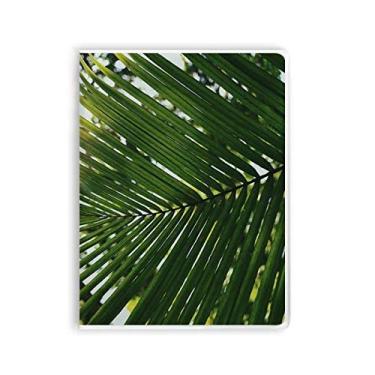 Imagem de Sunshine Leaf Planta Imagem Natureza Caderno Capa de Goma Diário Capa Macia Diário