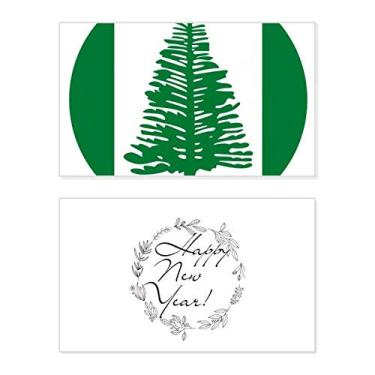 Imagem de Norfolk Island Emblema Nacional de Ano Novo Festival Cartão de felicitações Bless Mensagem Presente