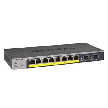 Imagem de Switch Pro Gigabit Ethernet inteligente gerenciado da Netgear com 8 portas