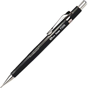 Imagem de Lapiseira 0.5mm Pentel Preta - Caixa com 6 Pentel, Multicor