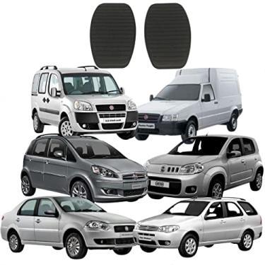 Imagem de Kit Capa Pedal Embreagem Freio Palio Uno Premio Fiorino Idea