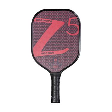 Imagem de ONIX Raquete de Pickleball Graphite Z5 (face de fibra de carbono grafite com superfície de textura áspera, aderência confortável e núcleo de favo de mel Nomex para toque, controle e energia), vermelho