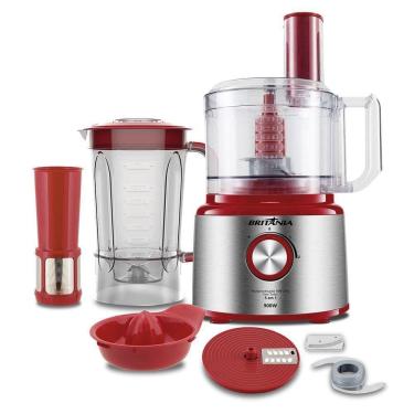 Imagem de Multiprocessador Britânia Bmp2700v 5 Em 1 Inox Turbo 900w 127v