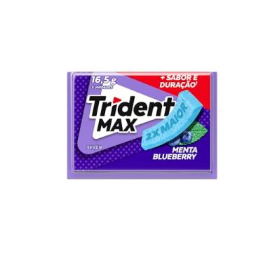 Imagem de Goma de mascar Trident Max Menta Blueberry 16,5g