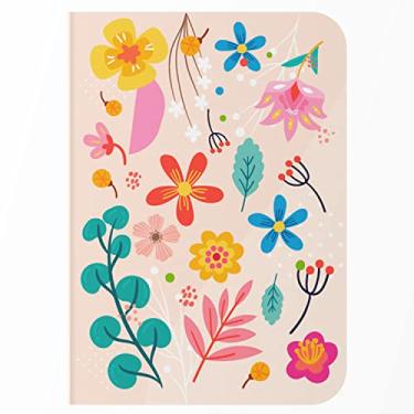 Imagem de Caderno sem Pauta A5 - Capa Flexível 80 Páginas 20x14cm - Floral Flat