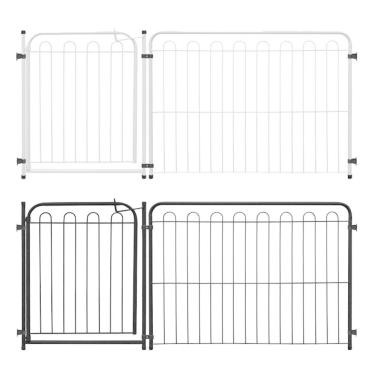 Imagem de Cercado Grade c/ Portão Pet 1 Módulo P/ Isolamento e Proteção