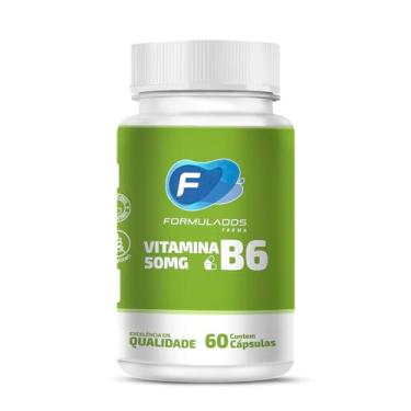 Imagem de Vitamina B6 50mg 60 Cápsulas