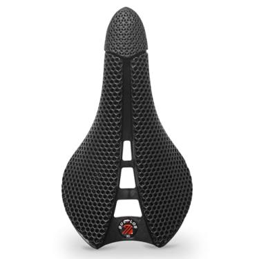 Imagem de BUCKLOS Selim de bicicleta impresso em 3D - Assento de bicicleta de nylon 143 155 mm para bicicleta de estrada, mountain bike, ciclismo - MTB Gravel Bike masculino feminino confortável