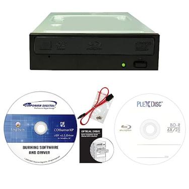 Imagem de Pioneer BDR-212V 16X Blu-ray DVD CD gravador interno pacote com 25GB BD-R + software + cabo SATA + parafusos de montagem