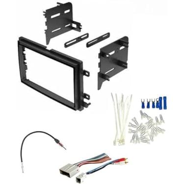 Imagem de Kit de rádio estéreo de carro duplo DIN, chicote de fios, adaptador de antena e peças de instalação - Feito para Ford: 2009-2019 Econoline E Series - Sem CD de fábrica/sem veículos NAV de fábrica,