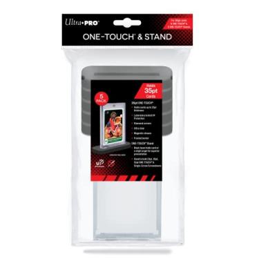 Imagem de Ultra PRO - Pacote com 5 suportes UV ONE-Touch 35PT – Ótimo suporte de exibição único para cartões comerciais ou esportivos para seu One Touch para mostrar a amigos e familiares
