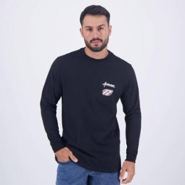 Imagem de Camiseta Approve Manga Longa Ski Corp Preta-Unissex