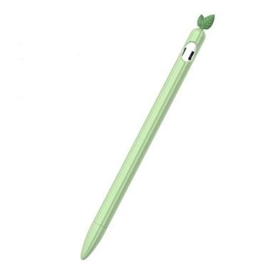 Imagem de GANGANPRO Capa Apple Pencil, compatível com Apple Pencil 1ª geração, capa de silicone, verde abacate