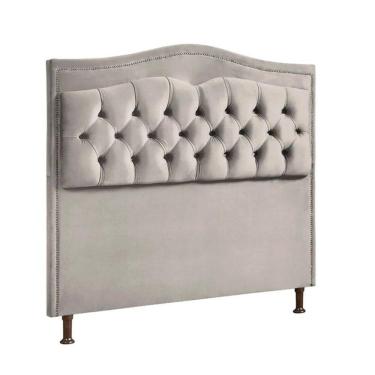 Imagem de Cabeceira Estofada Holanda 0,90 Solteiro 2.0 Shop Das Cabece Bege Marfim