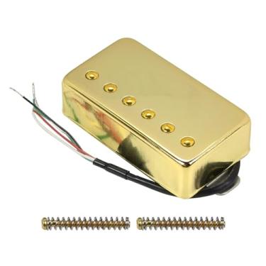 Imagem de FLEOR Conjunto de captador de ponte para guitarra de cerâmica Humbucker Golden Fit Les Paul Style Guitarra Elétrica