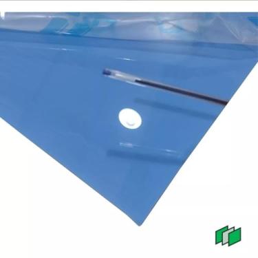 Imagem de Placa Chapa Acrílico Azul Claro 2mm (100cm x 50cm)