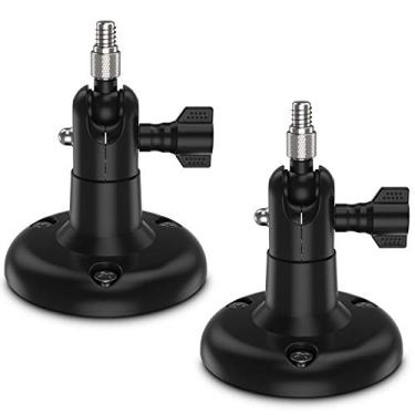 Imagem de 【Versão atualizada】 Suporte de parede Koroao para ambientes internos/externos para Arlo Pro, Arlo Pro 2, Arlo Pro 3, Arlo Ultra, Wyze Cam Pan – Acessórios Arlo mais estáveis e flexíveis, Preto, 2PACK