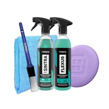 Imagem de Kit para Limpeza e Condicionamento de Plásticos Internos - VONIXX