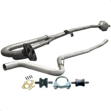 Imagem de Kit Escapamento Tubo + Intermediário Del Rey 1.6 8v 84 A 88 - ScapJá