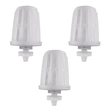 Imagem de Kit 3 Velas Lazarios Plástica Carvão Ativado Branco