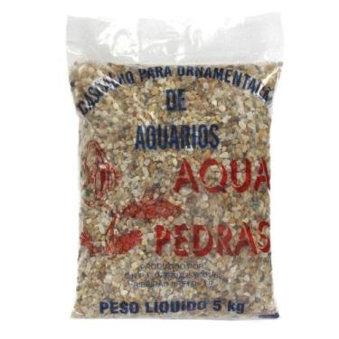 Imagem de Substrato Para Aquários Aqua Pedras Cascalho de Rio - Nº 2 - 5kg